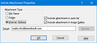 Properties for contact email address