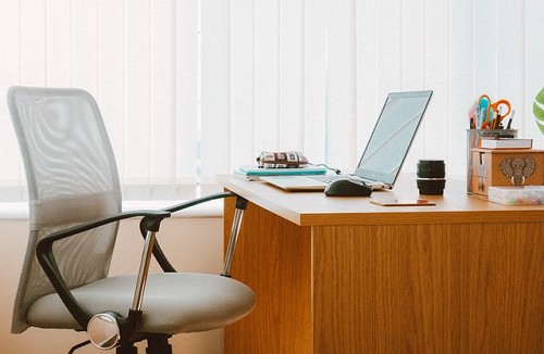 desk for focused work