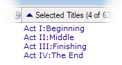 Sort order in Titles column with colons